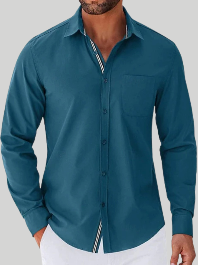 Classic Long Sleeved Button-Down Shirt