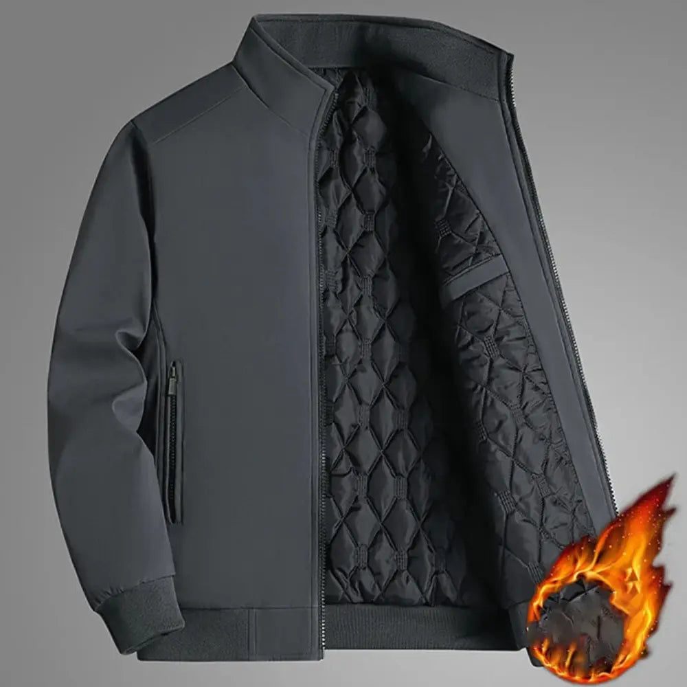 Rafello&Co | Stijlvolle Gekleurde Winterjas met Opstaande Kraag