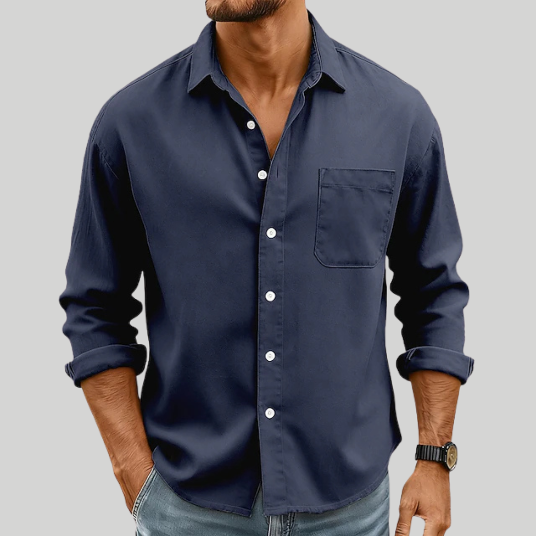 Minimalist everyday shirt with clean silhouette