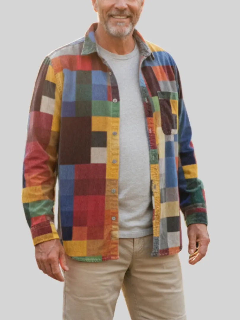 Rafello&Co | Vintage Regenboog Overhemd Rafello&Co