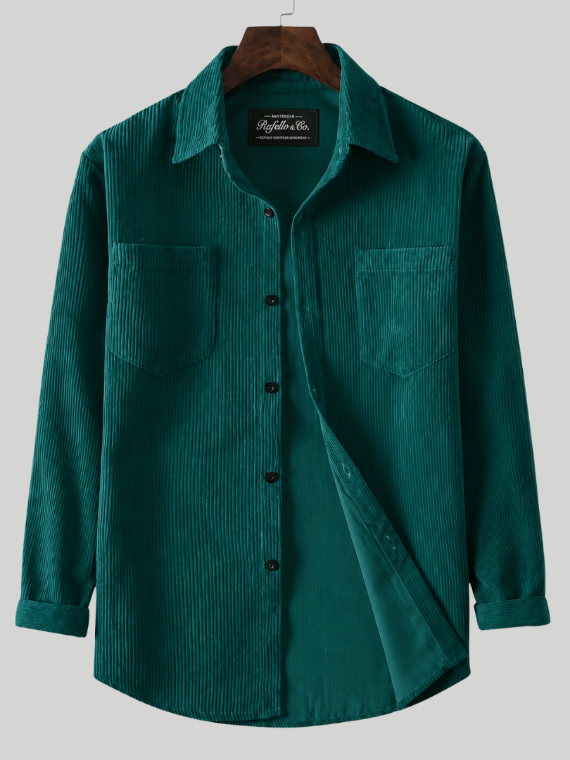Spring & Autumn Long-Sleeve Corduroy Shirt