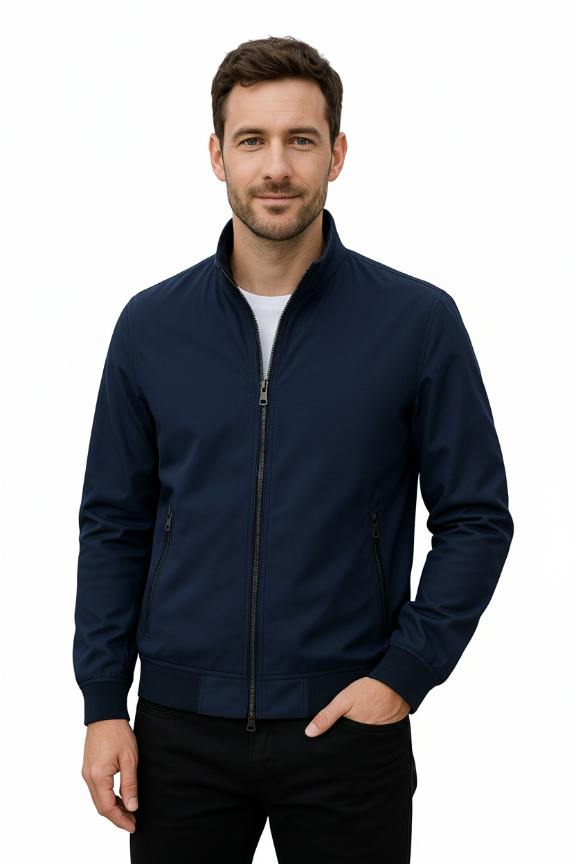 Rafello&Co | Business Casual Jacket with Stand-Up Collar