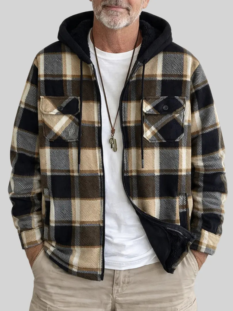 Rafello&Co | Fleece Gevoerde Hoodie Shirt Rafello&Co