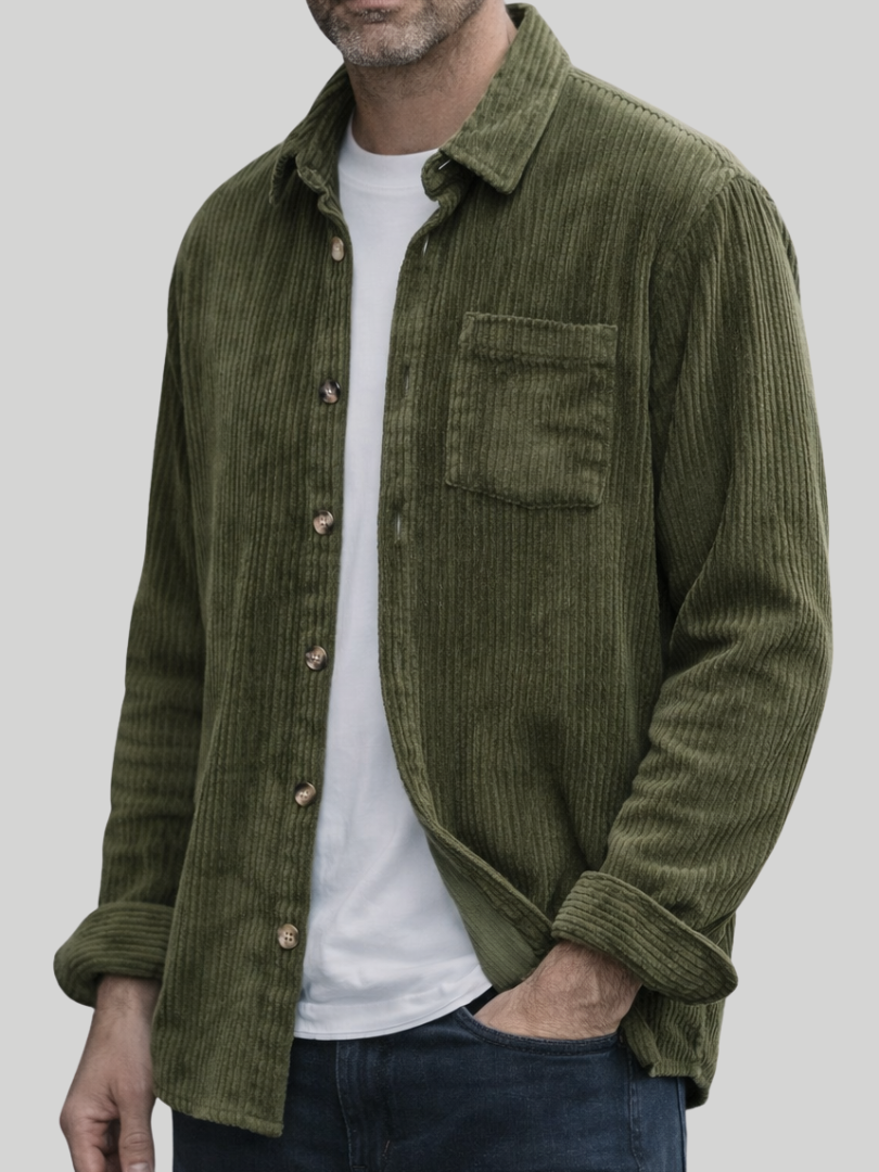Rafello&Co | Elegant Corduroy Shirt