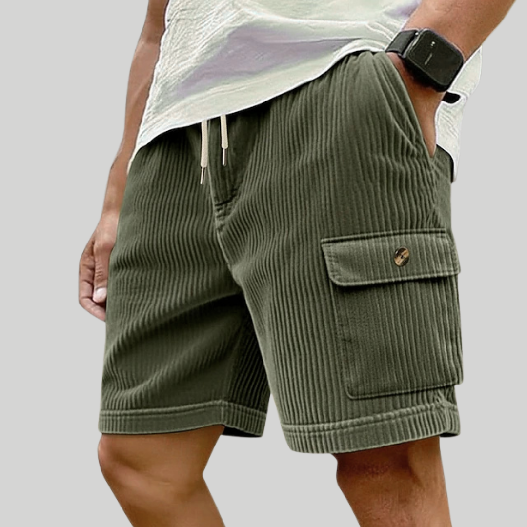 Men’s Corduroy Cargo Shorts
