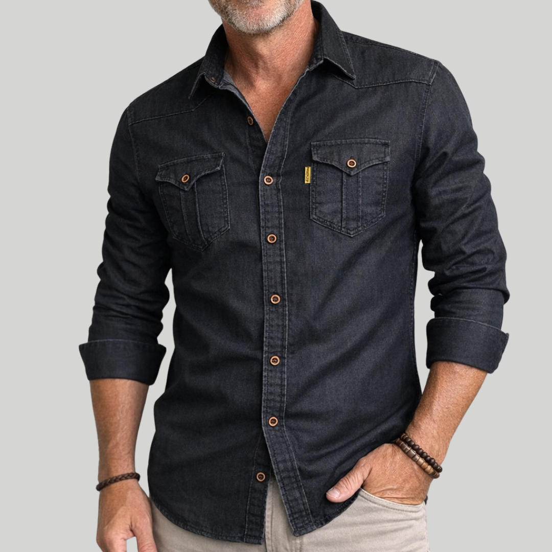 Men’s Tailored Denim Shirt