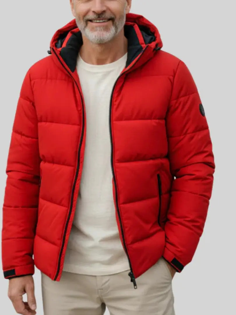 Rafello&Co | Warme Donsjas met Afneembare Capuchon Rafello&Co