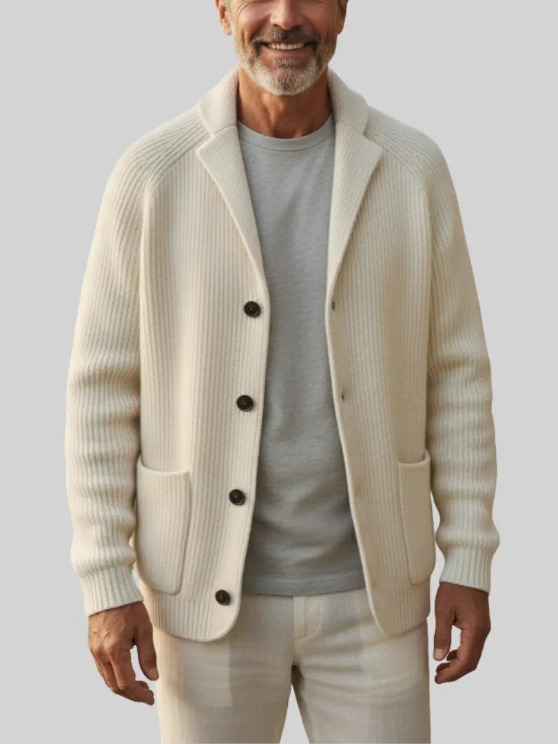 Rafello&Co | Casual Geribbeld Gebreid Vest Rafello&Co