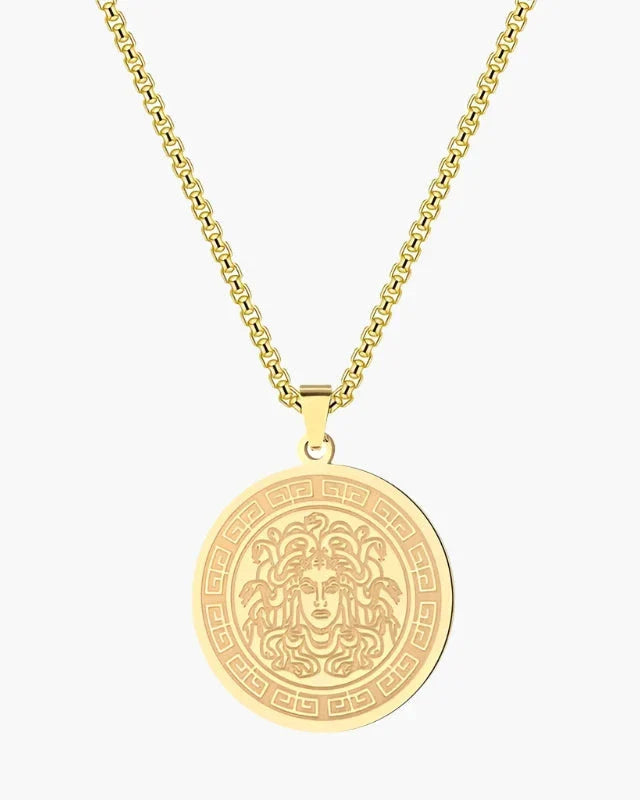 Medusa Lange Ketting in Goud en Zilver