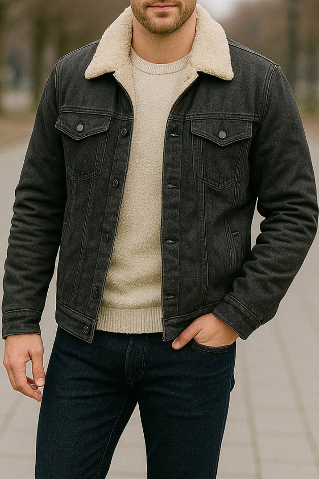 Rafello&Co | Heren Winterjas met Fluwelen Voering