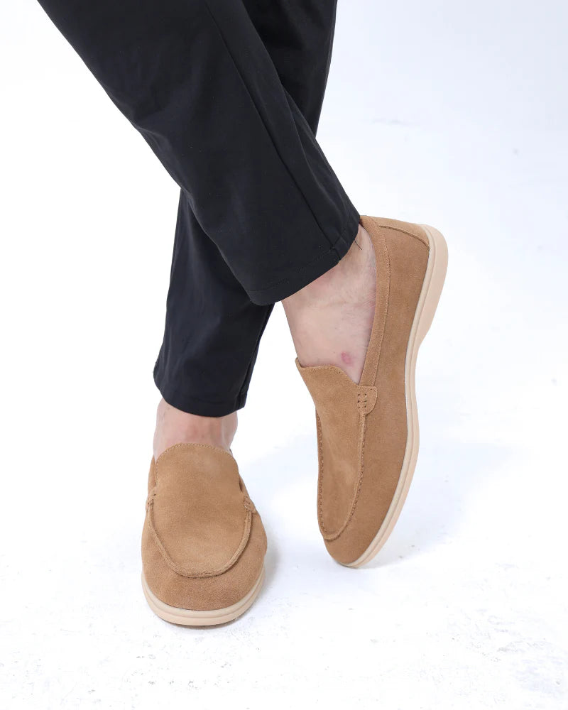 Tan Suede- Loafers