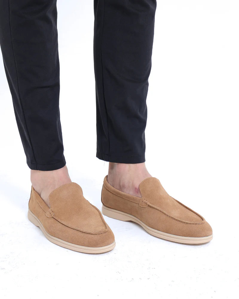 Tan Suede- Loafers