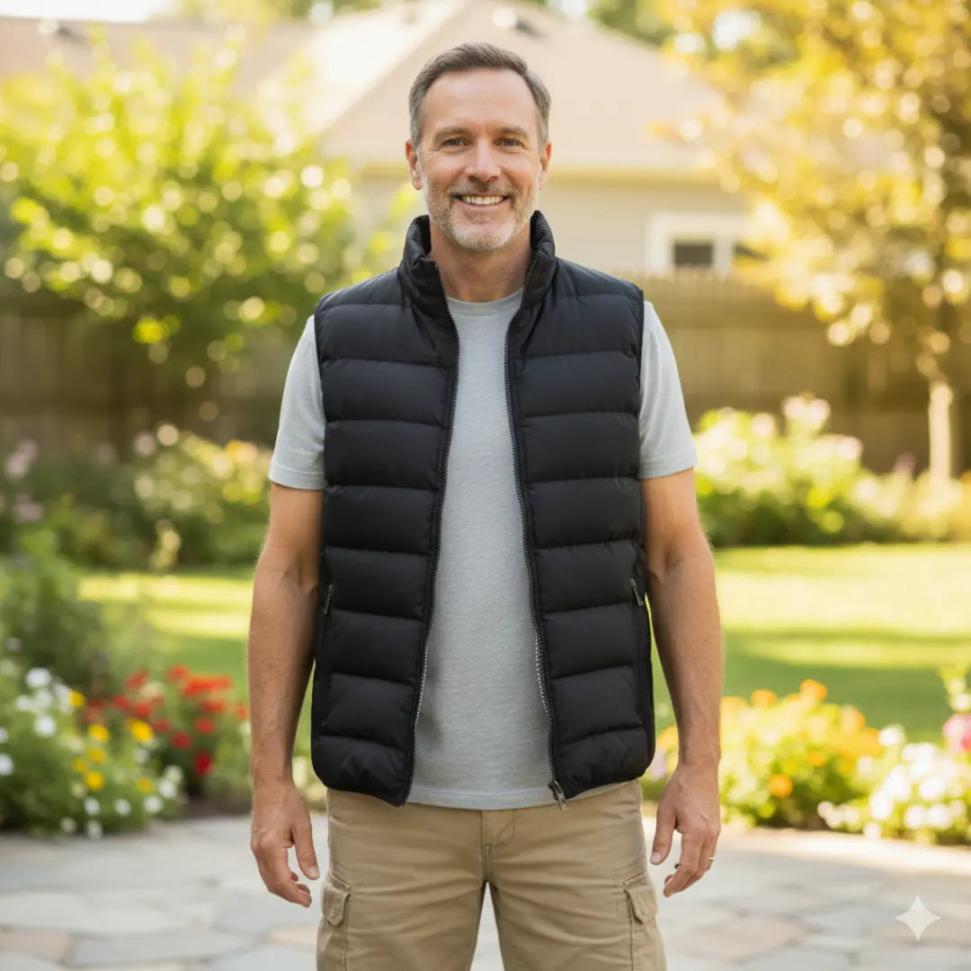 Rafello&Co | Winddicht Mouwloos Vest Rafello&Co