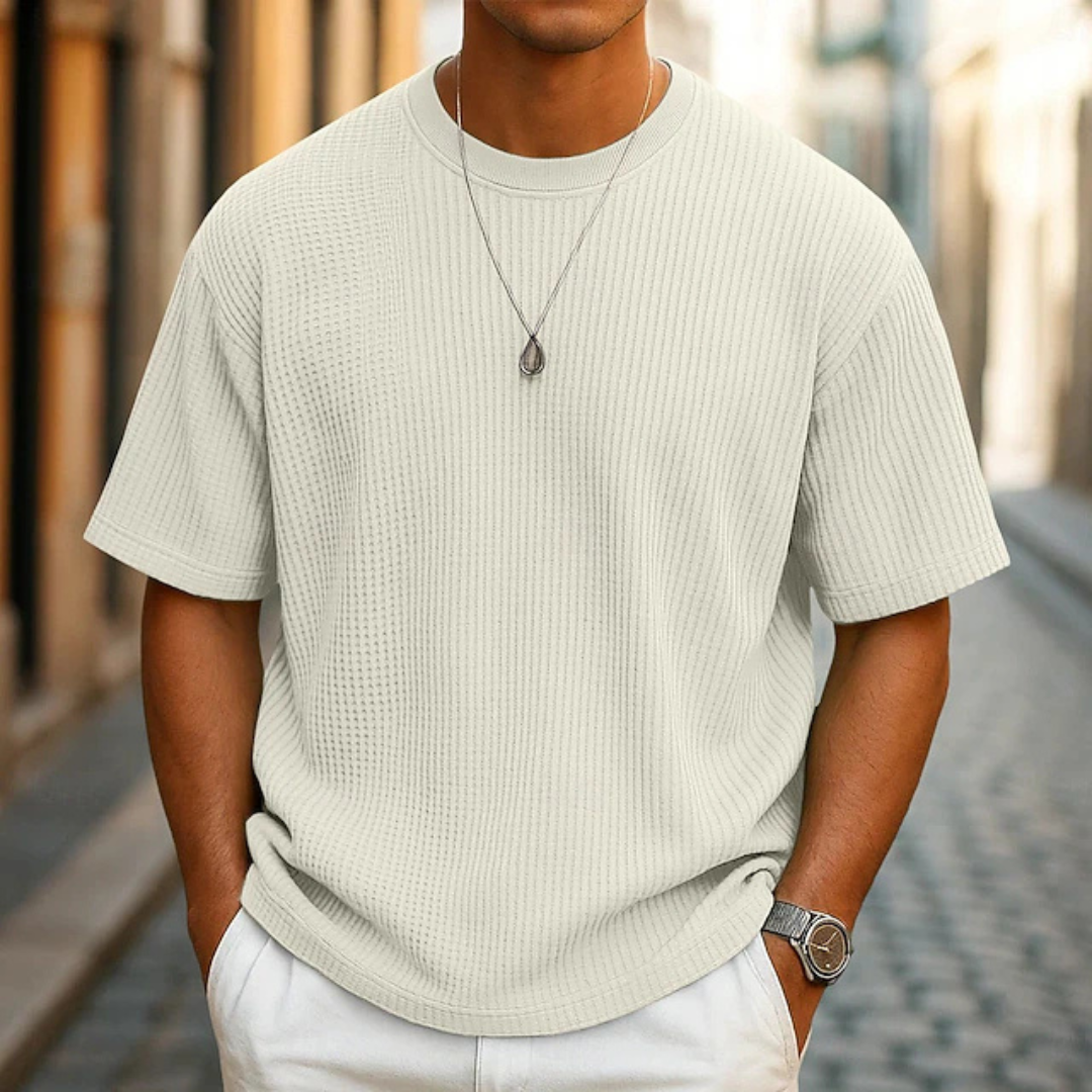 Men’s Premium Waffle Knit T-Shirt