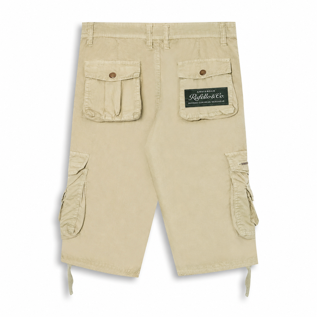 Men's Casual Six-Pocket Cargo Shorts