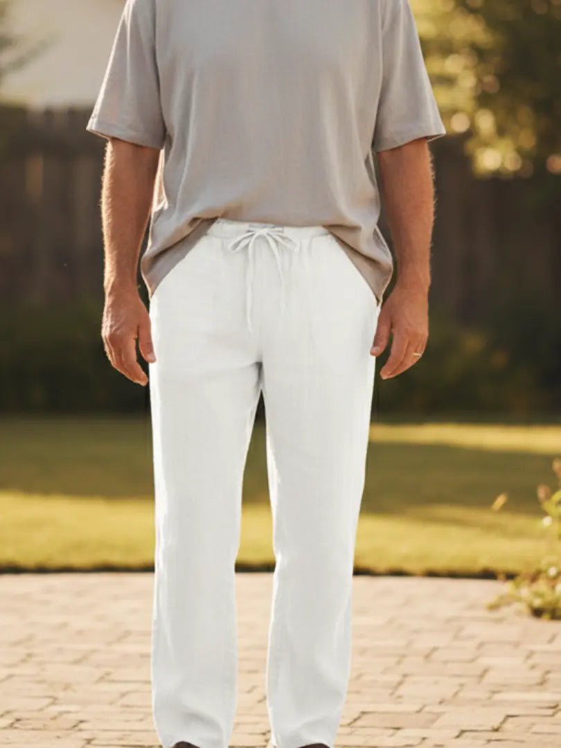 Zanzibar - Linen pantalon Rafello&Co