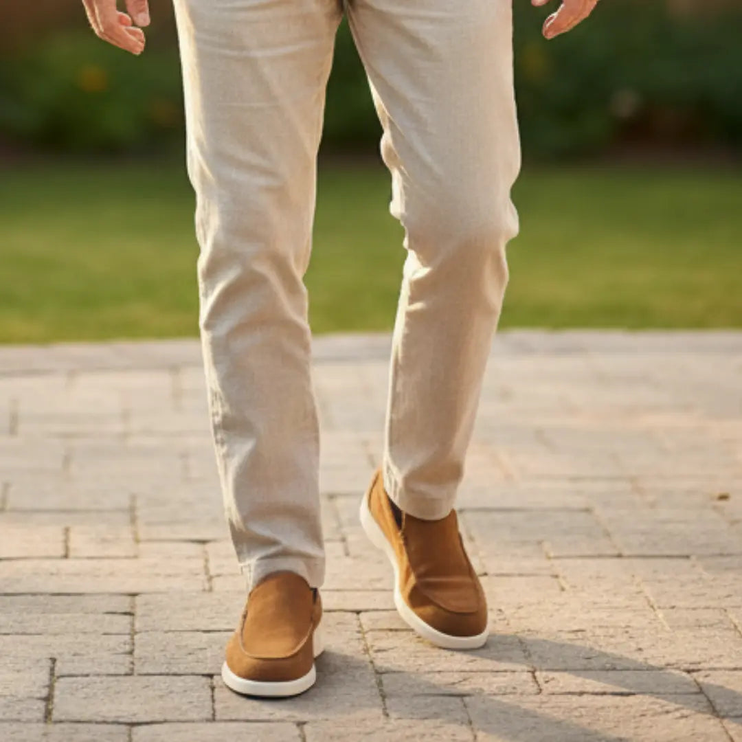 Loafers Yacht Club suède – Bruin Rafello&Co