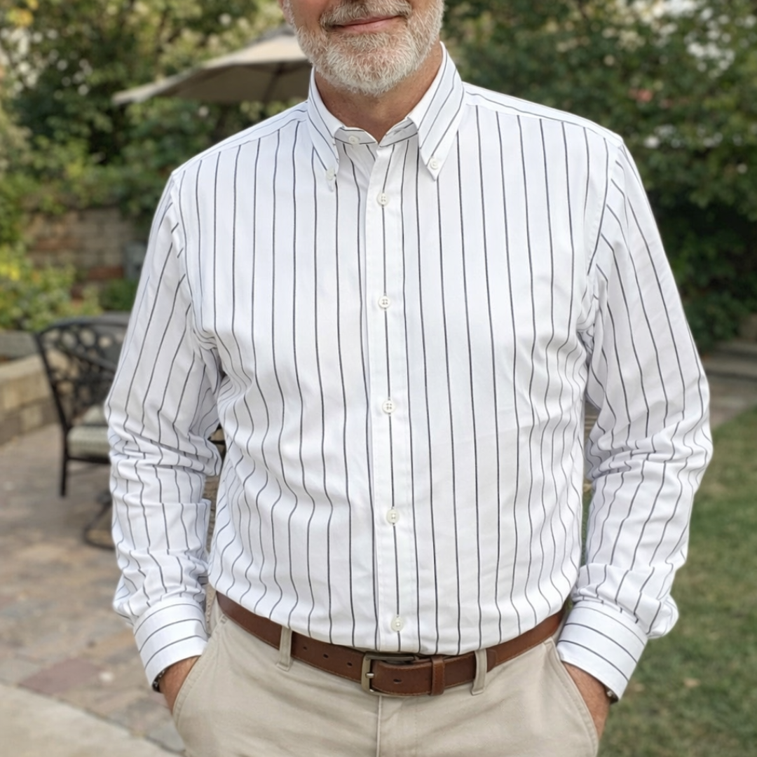 Men’s Elegant Striped Summer Shirt