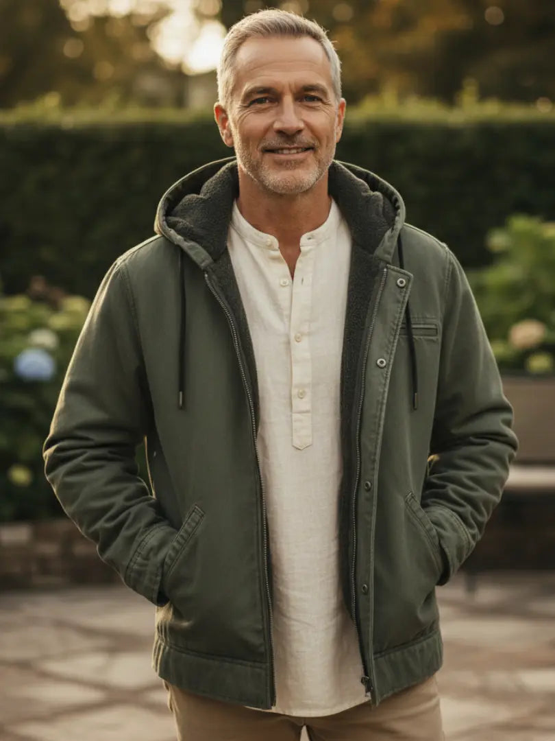 Rafello&Co | Klassieke Casual Jas met Capuchon Rafello&Co