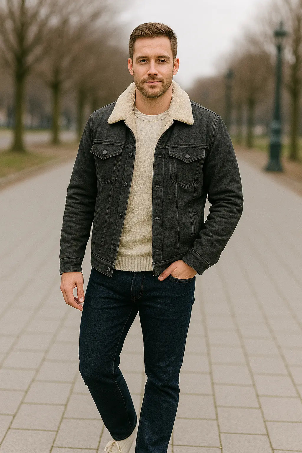 Rafello&Co | Heren Winterjas met Fluwelen Voering