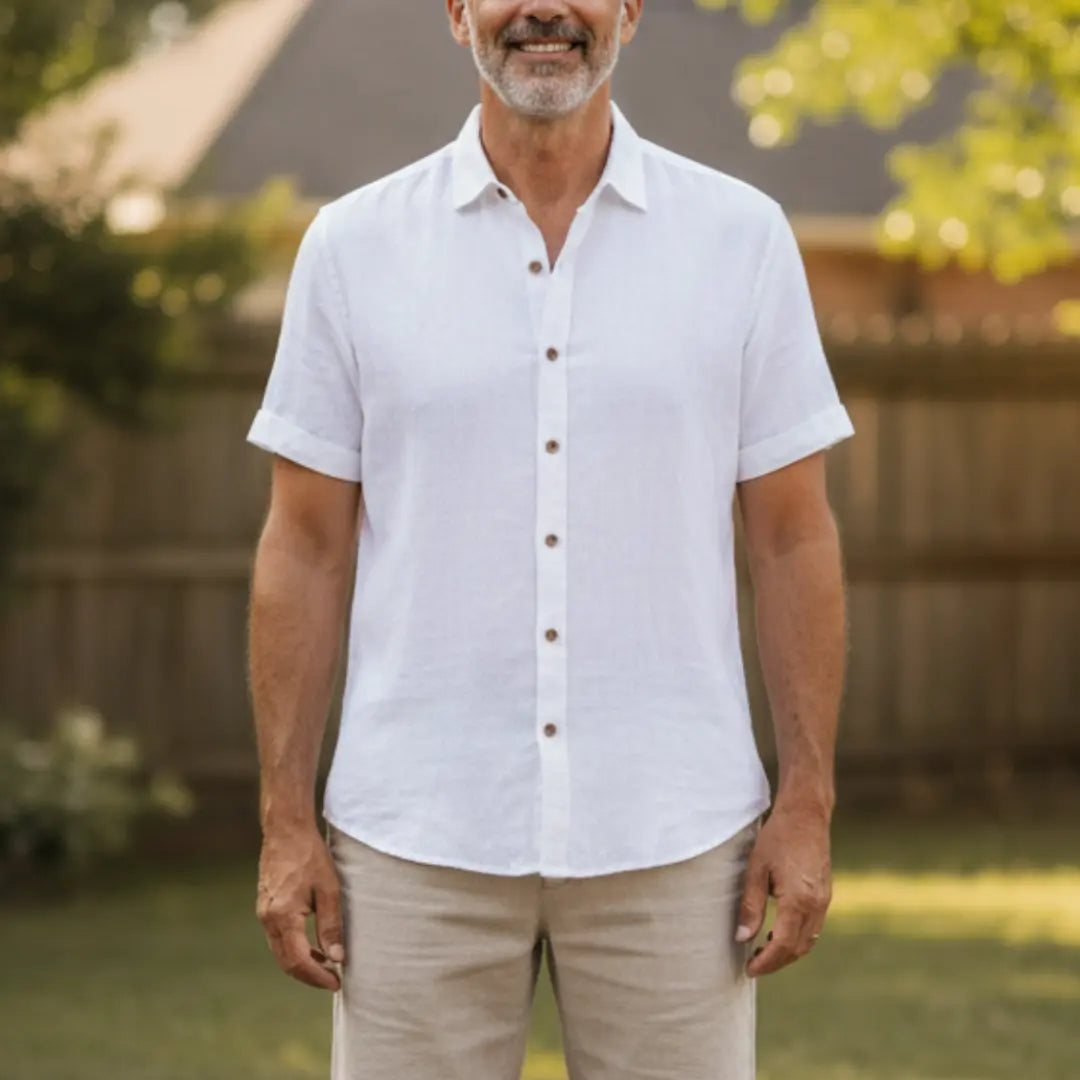 Rafello&Co |  Linnen Overhemd Rafello&Co