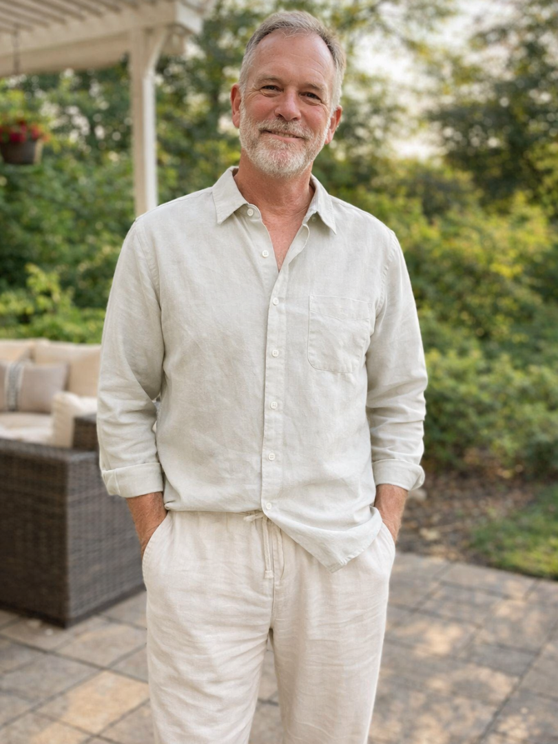 Linen Long Sleeve Combo