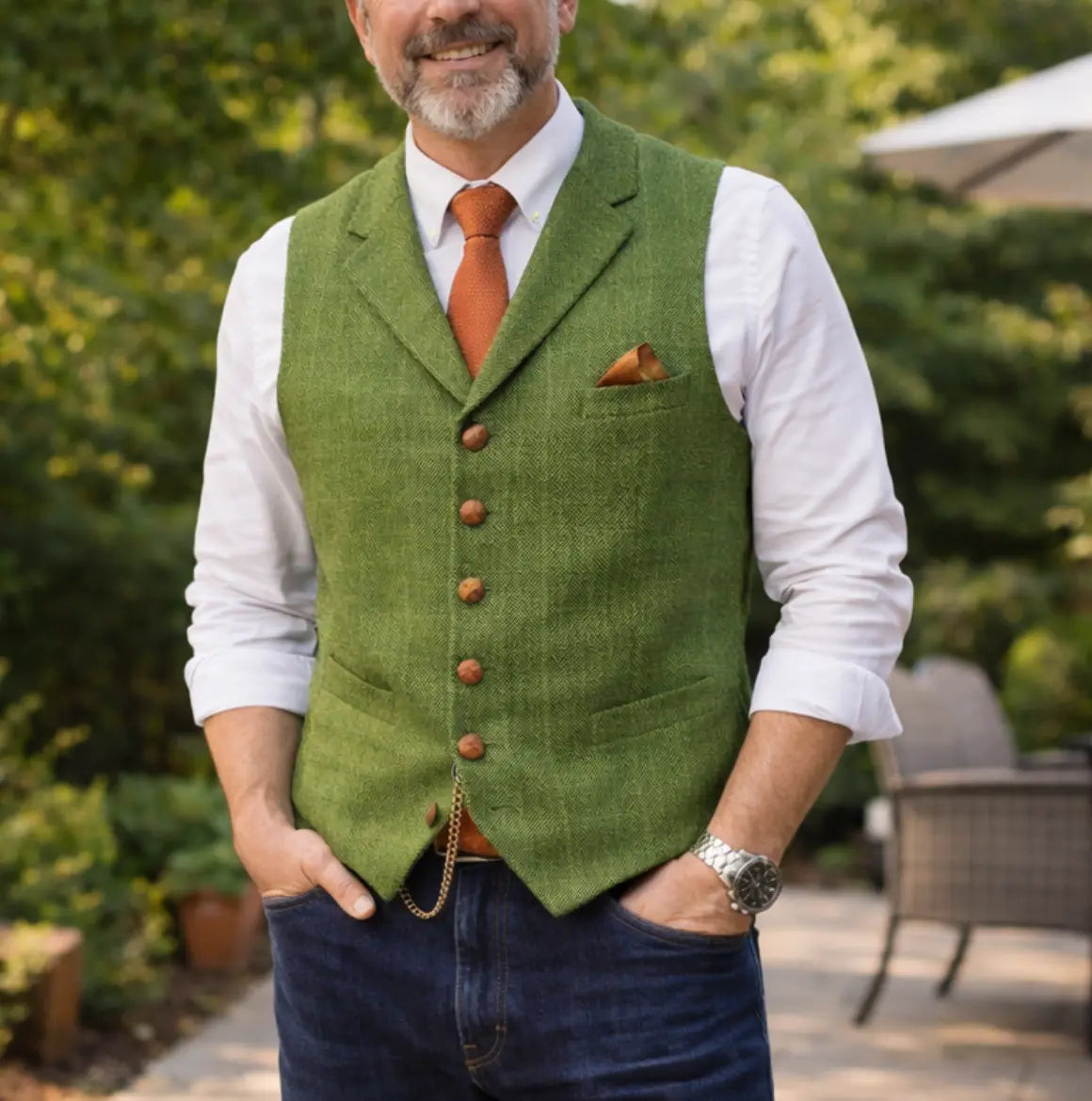 Rafello&Co | Verfijnd Getailleerd Gilet Rafello&Co