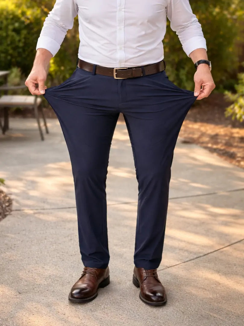 Rafello&Co | High-elastic silky-soft trousers