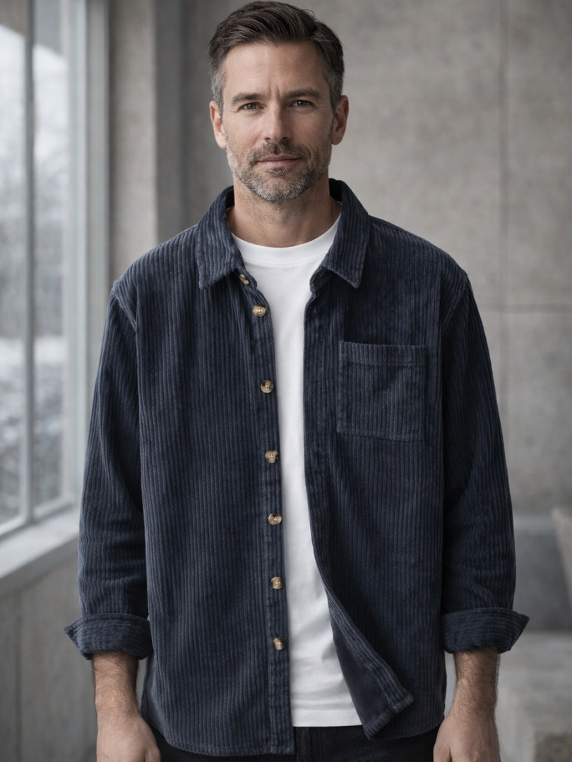 Rafello&Co | Elegant Corduroy Shirt