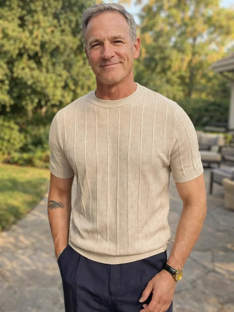 The Como – Ribbed T-Shirt