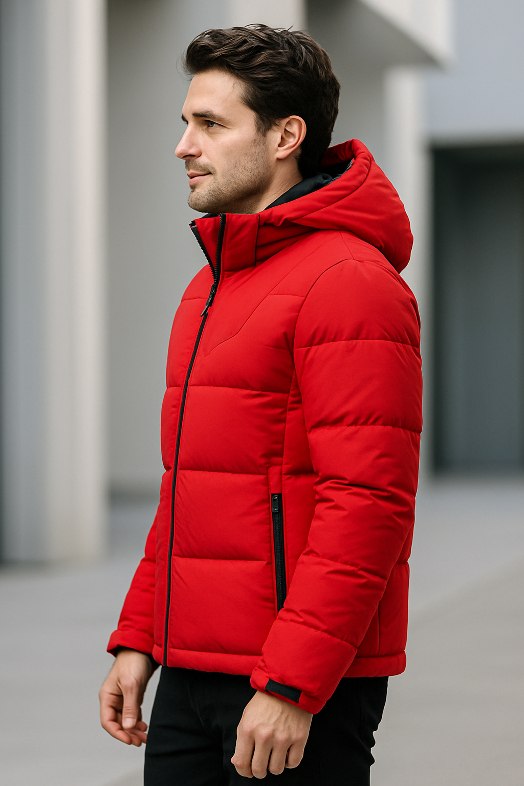 Rafello&Co | Warm Down Jacket with Detachable Hood