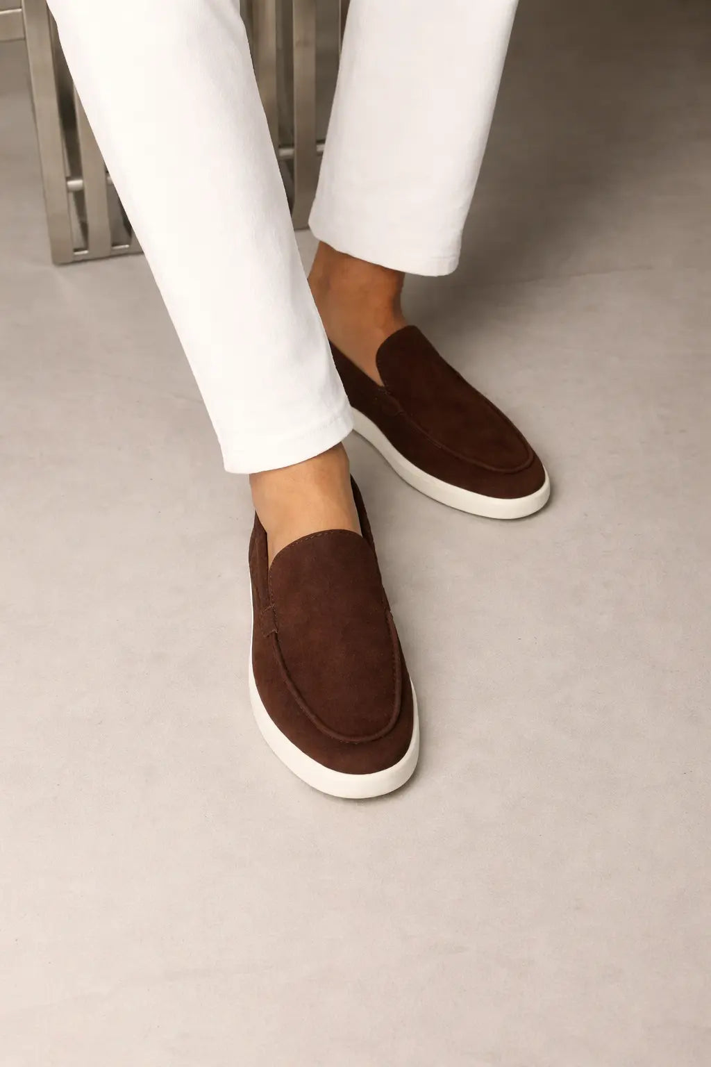 Rafello&Co | Old money Suède Instappers Rafello&Co