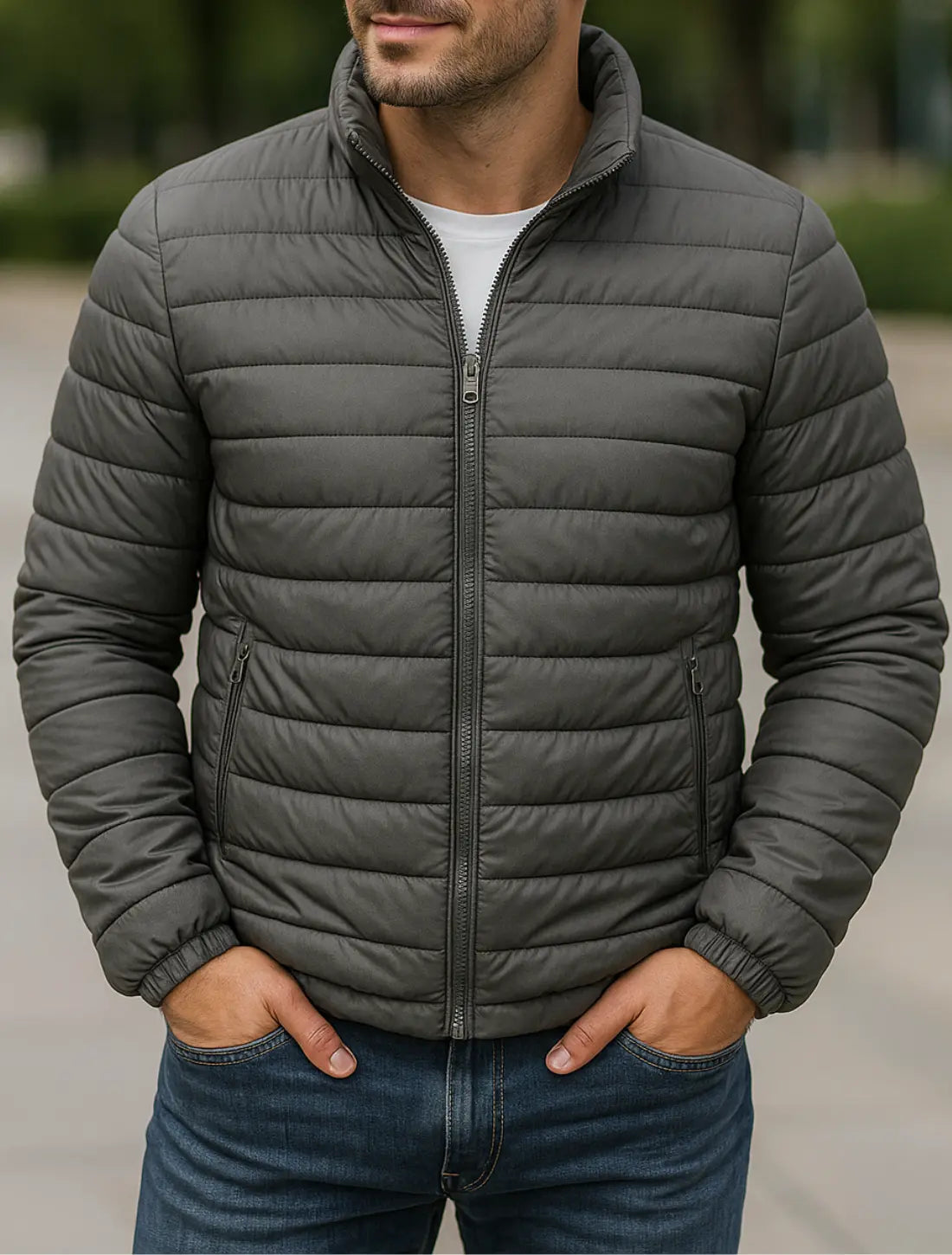 Rafello&Co | Warme Pufferjas met Kraag