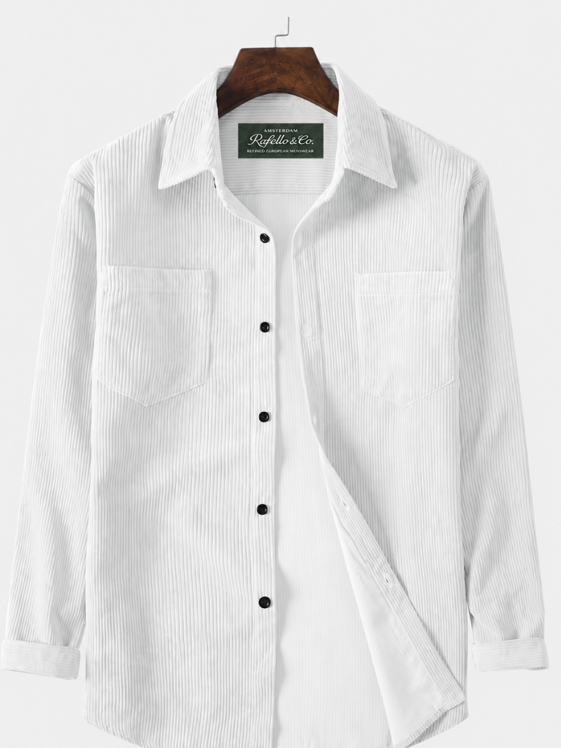 Spring & Autumn Long-Sleeve Corduroy Shirt