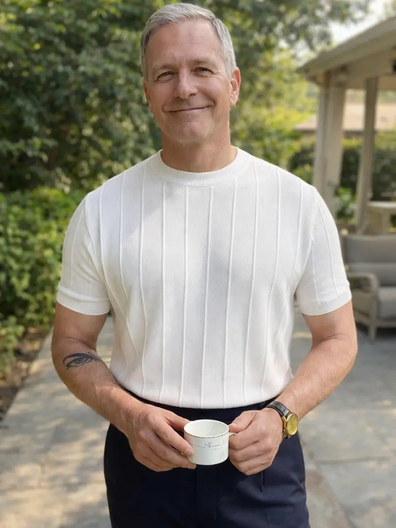 De Como – Geribd T-Shirt Rafello&Co