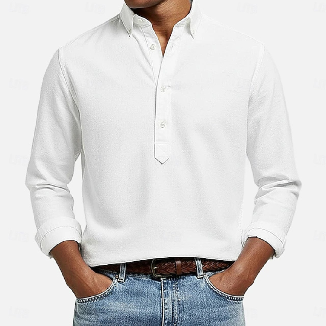 Everyday Elegance Popover Buttondown Shirt