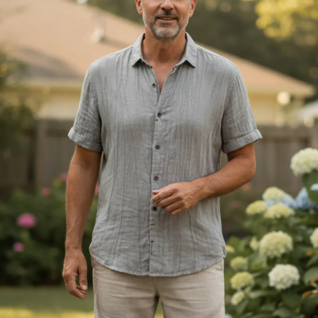 Rafello&Co |  Linnen Overhemd Rafello&Co