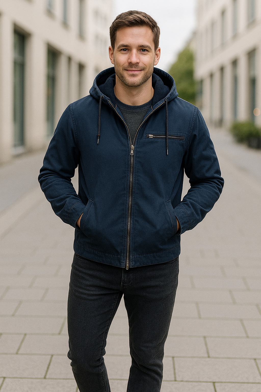 Rafello&Co | Warme Gevoerde Hoodie voor Casual Gebruik