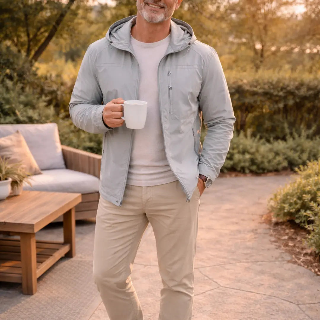 Rafello&Co | Sneldrogende Dunne Jas met Zonbescherming voor Buiten Rafello&Co