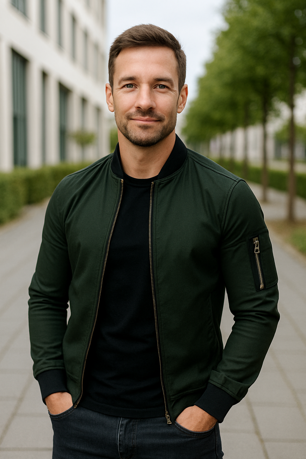 Rafello&Co | Lichtgewicht Winterjas met Rits en Zakken