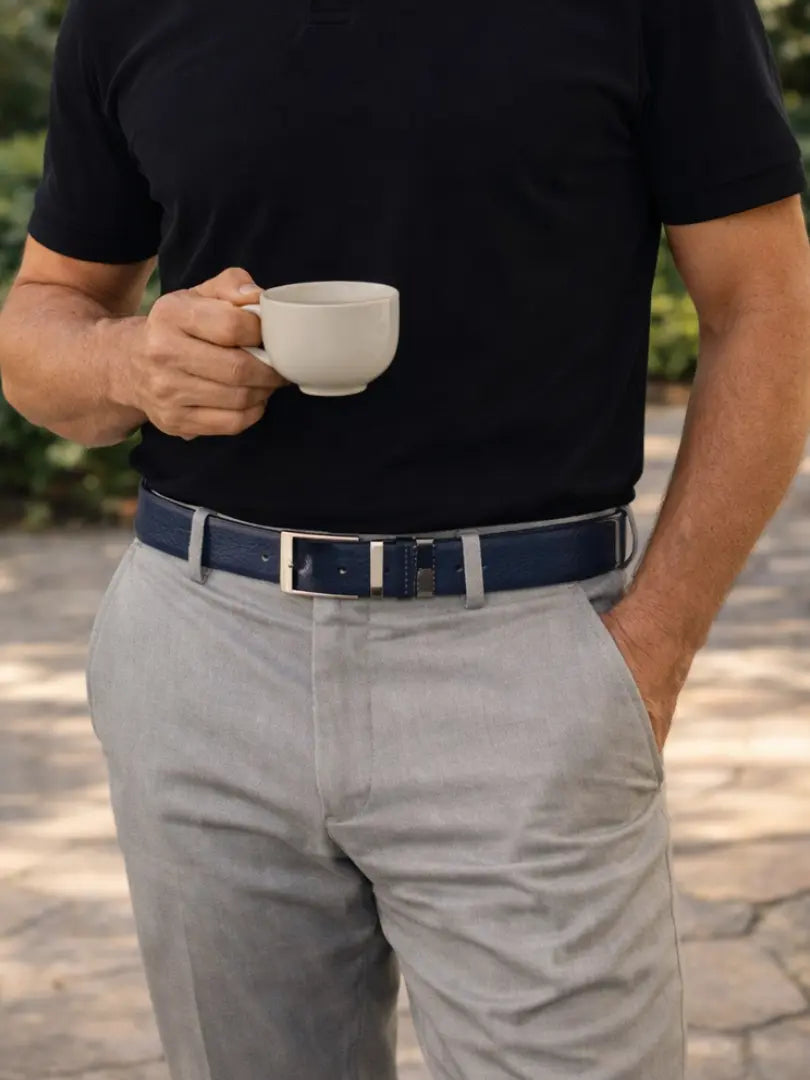 Rafello&Co | Verstelbare Leren Riem Rafello&Co