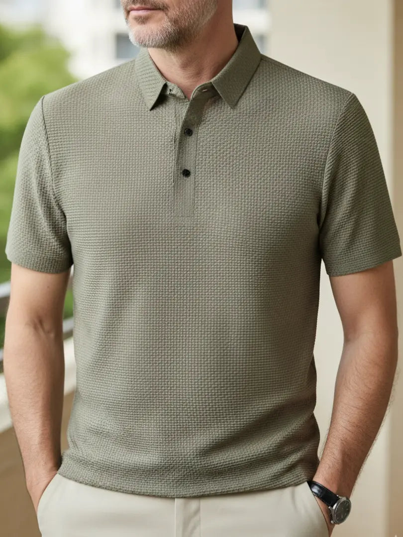 De Sorrento – Mesh T-Shirt met Korte Mouw Rafello&Co