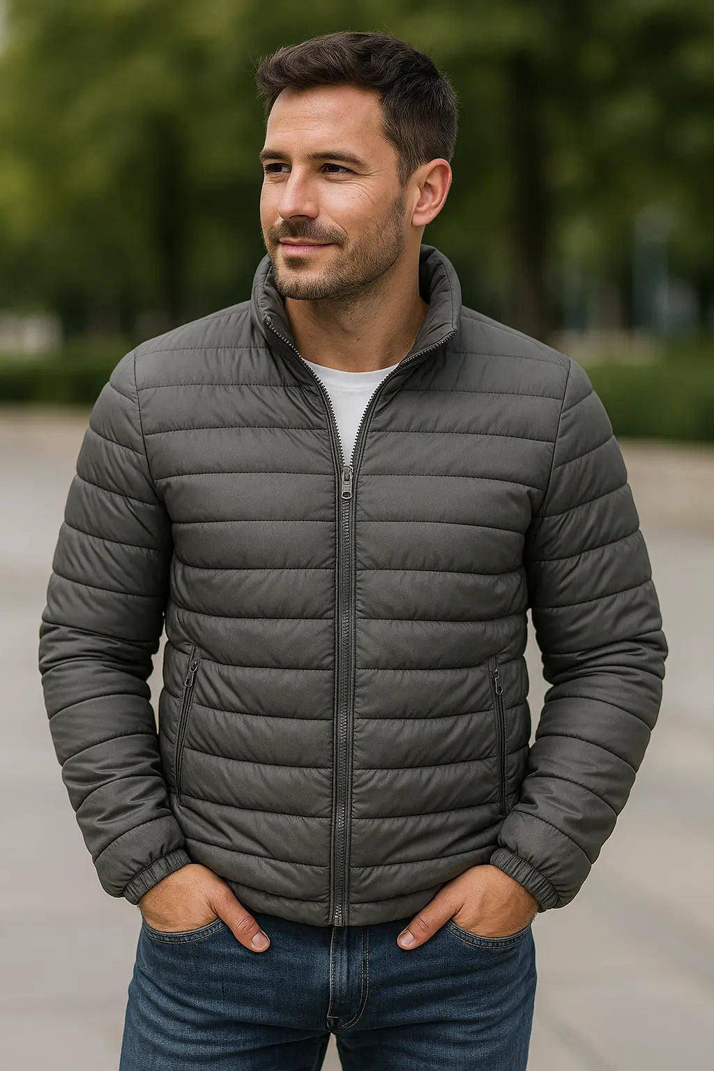 Rafello&Co | Warme Pufferjas met Kraag