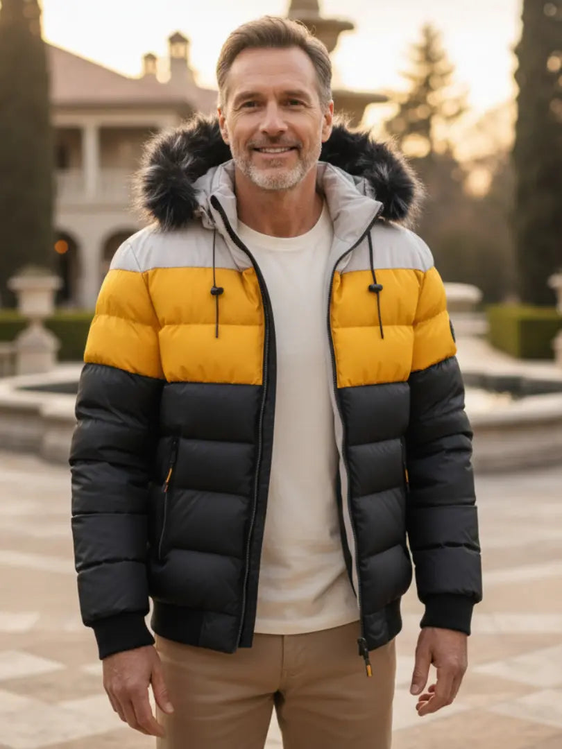 Rafello&Co | Winterjas met Bontkraag Rafello&Co