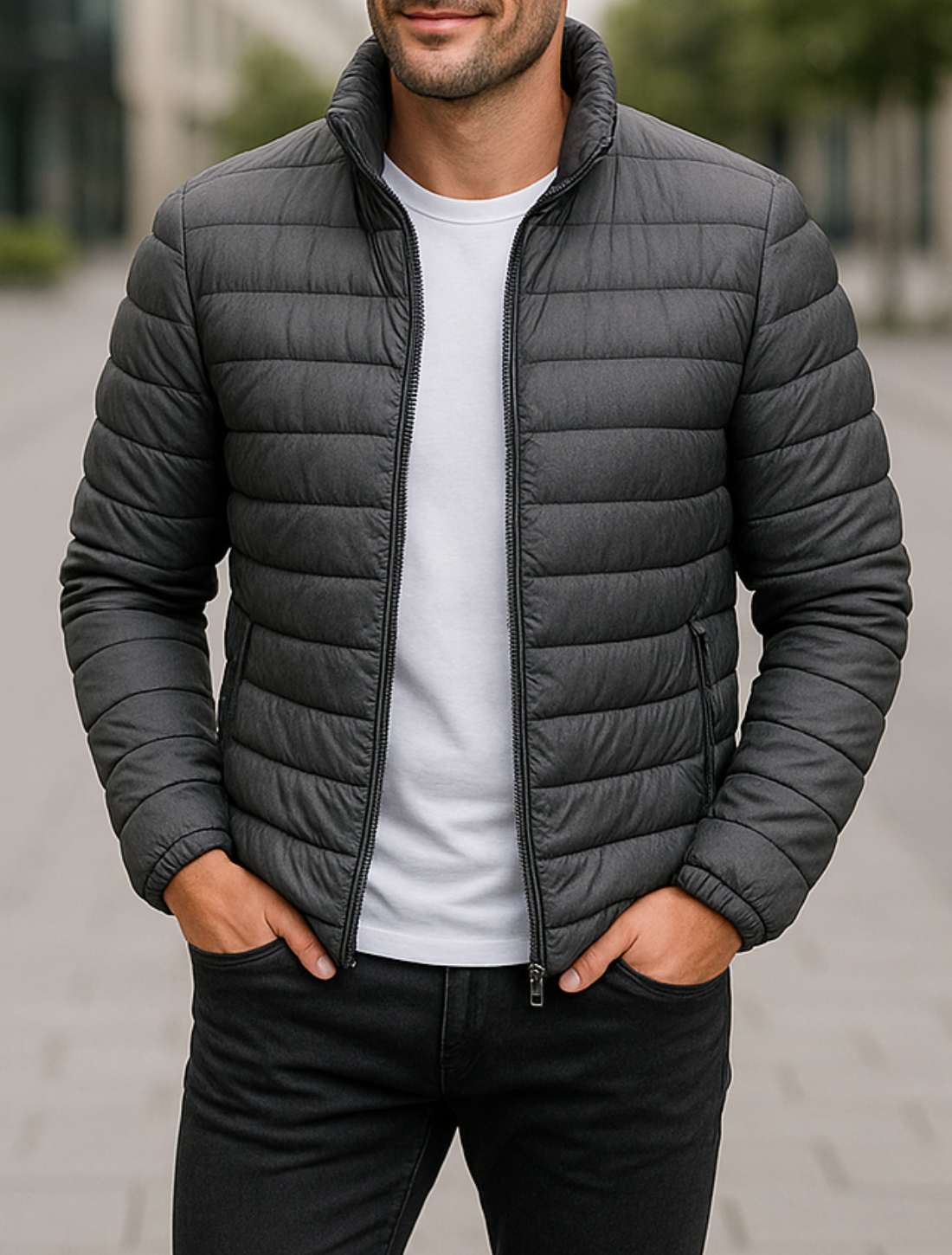 Rafello&Co | Warme Gewatteerde Windjas