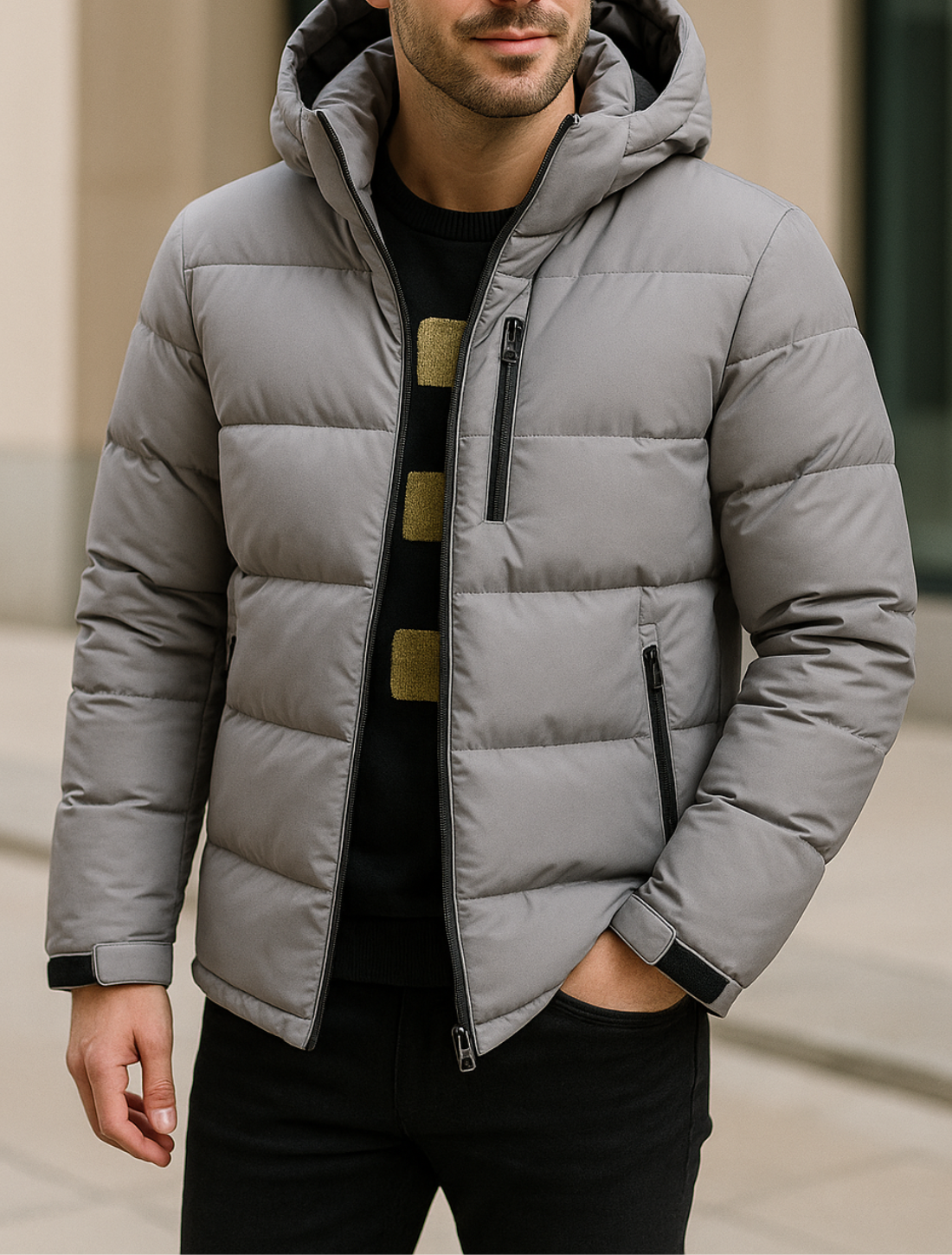 Rafello&Co | Warm Down Jacket with Detachable Hood