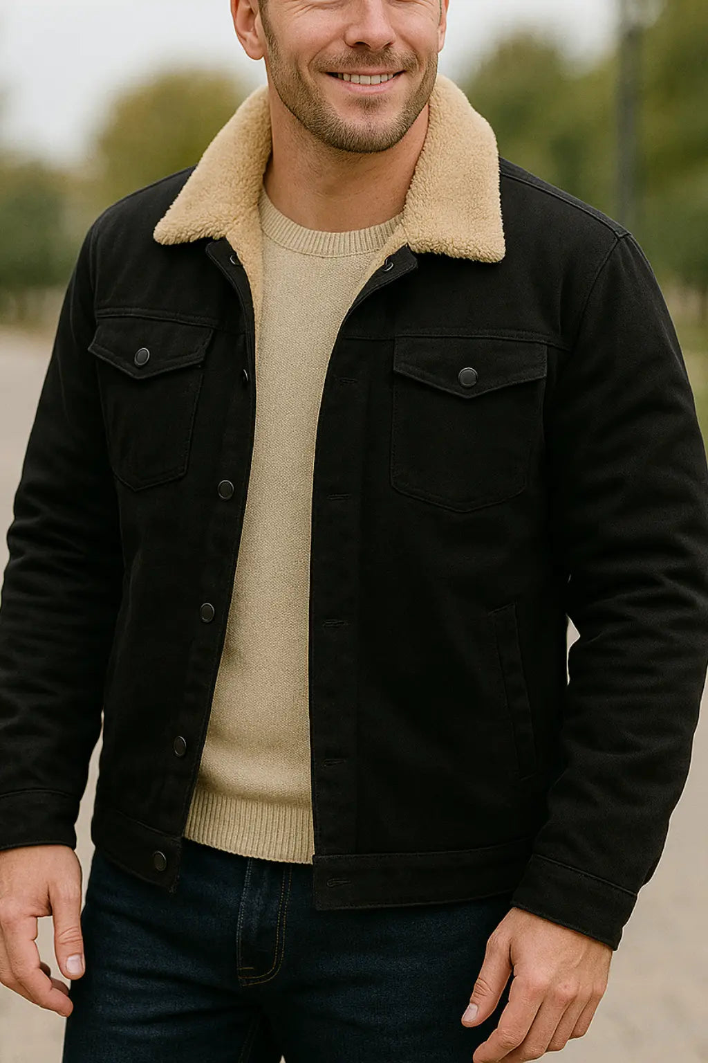 Rafello&Co | Heren Winterjas met Fluwelen Voering