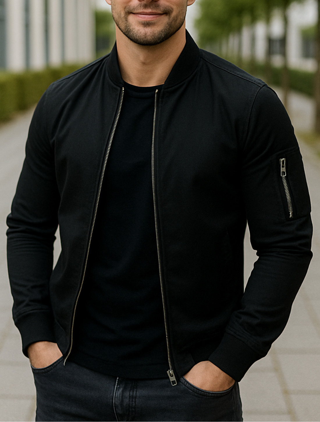 Rafello&Co | Lichtgewicht Winterjas met Rits en Zakken