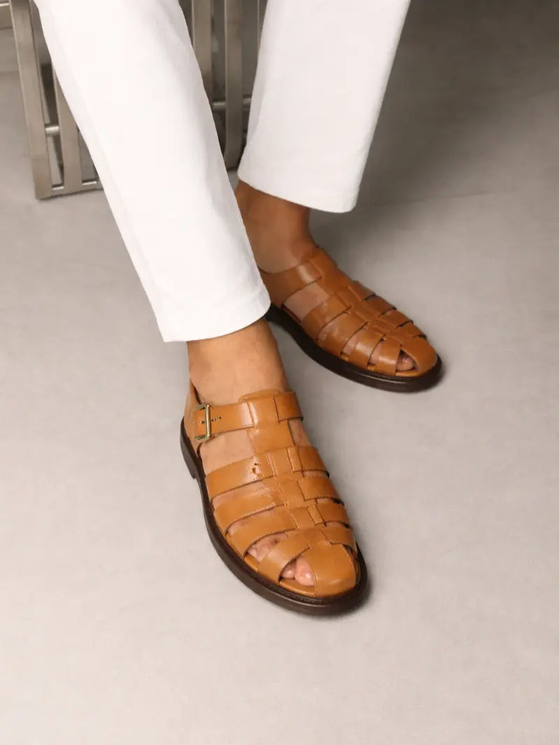 Rafello&Co | Gesloten sandaal met bandje Rafello&Co