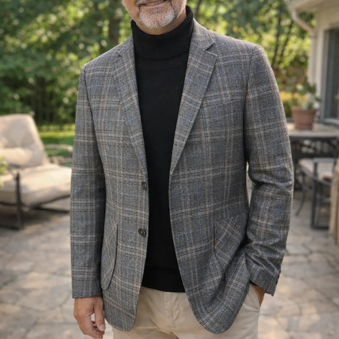 Rafello&Co | Elegante Tartan Blazer Rafello&Co